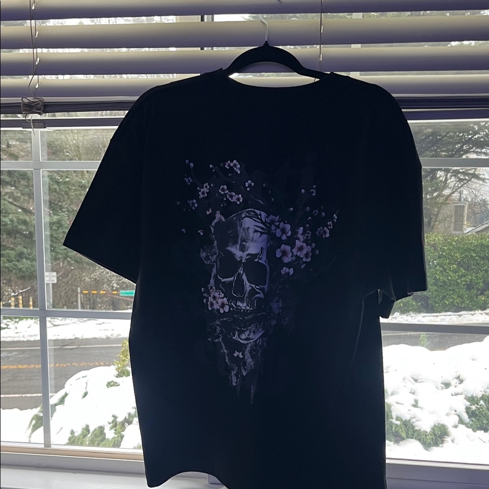 Anti Social Social Club Black Skull Graphic Tee